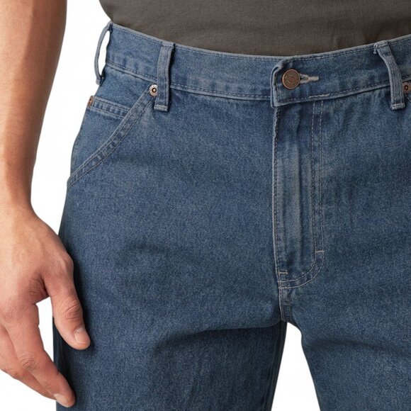 Dickies Men's Size 42x30 Carpenter Jeans Loose Fit Dark Wash Denim NWT - Picture 10 of 15